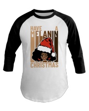 Have a Melanin Christmas Baseball Tee tile