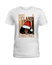 Have a Melanin Christmas Ladies T-Shirt tile