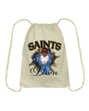 Saints Black and Gold Drawstring Bag tile