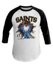 Saints Black and Gold Baseball Tee tile