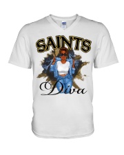 Saints Black and Gold V-Neck T-Shirt tile