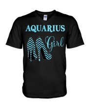 Aquarius V-Neck T-Shirt tile