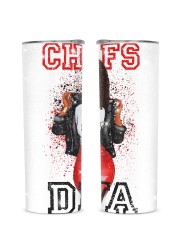 Chiefs Glitter Tumbler tile