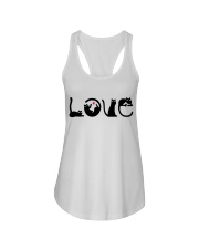 Cat love Ladies Flowy Tank tile