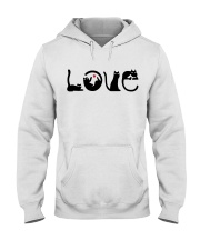 Cat love Hooded Sweatshirt tile