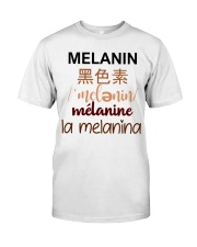 Multilingual Melanin Classic T-Shirt front