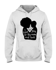 I love you to the moon and back - Son Hooded Sweatshirt tile