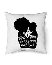 I love you to the moon and back - Son Indoor Pillow tile