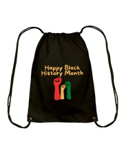 Happy Black History Month Drawstring Bag tile