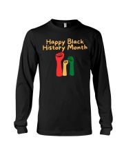 Happy Black History Month Long Sleeve Tee tile