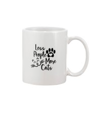 Less people more cats Mug tile