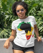 Africa Map Black Queen Classic T-Shirt apparel-classic-tshirt-lifestyle-front-233