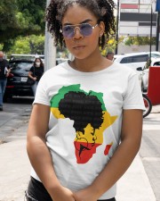 Africa Map Black Queen Classic T-Shirt apparel-classic-tshirt-lifestyle-front-236