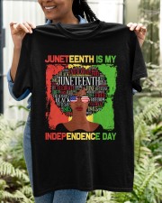 Juneteenth Is My Independence Day Classic T-Shirt apparel-classic-tshirt-lifestyle-front-130