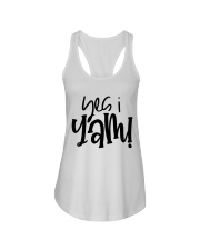 Yes I yam Ladies Flowy Tank tile