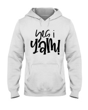 Yes I yam Hooded Sweatshirt tile