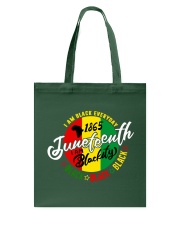 I am black everyday but today im blackity black Tote Bag tile