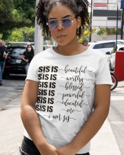 Sis is beautiful I am sis Classic T-Shirt apparel-classic-tshirt-lifestyle-front-236