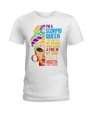 Scorpio Black Queen Ladies T-Shirt tile