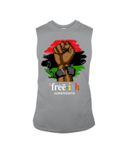 Black History African color Fist Sleeveless Tee tile