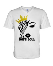 Gold V-Neck T-Shirt tile