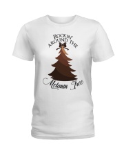 Rocking around the Melanin tree Ladies T-Shirt tile