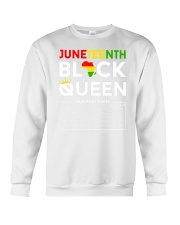 Juneteenth Black Queen Nutrition Facts Crewneck Sweatshirt tile