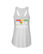 Juneteenth Black Queen Nutrition Facts Ladies Flowy Tank tile
