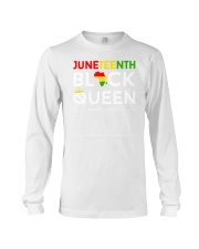 Juneteenth Black Queen Nutrition Facts Long Sleeve Tee tile