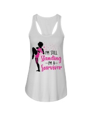 Im A Survivor Ladies Flowy Tank tile