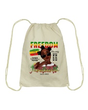 Juneteenth Queen Drawstring Bag tile