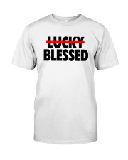 LUCKY BLESSED Premium Fit Mens Tee tile