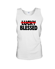 LUCKY BLESSED Unisex Tank tile