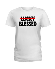 LUCKY BLESSED Ladies T-Shirt tile