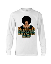 Blessed Beyond Belief Afro Lola Teal Long Sleeve Tee tile