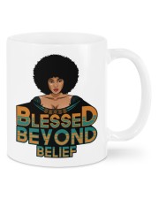 Blessed Beyond Belief Afro Lola Teal Mugs tile