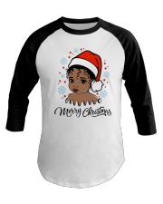Merry Christmas 3 Baseball Tee tile