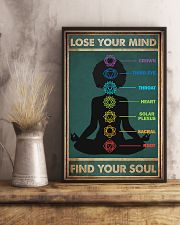 Black Yoga Chakra 11x17 Poster lifestyle-poster-3