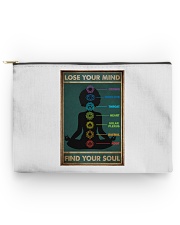 Black Yoga Chakra Accessory Pouch tile