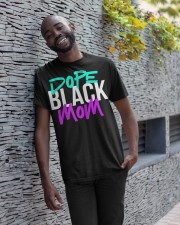 Dope Black Mom Classic T-Shirt apparel-classic-tshirt-lifestyle-front-33