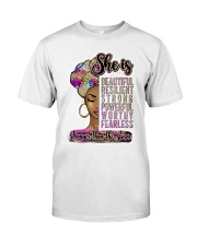 She is stronger than the storm Premium Fit Mens Tee tile