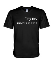 Try me V-Neck T-Shirt tile