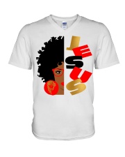 Jesus V-Neck T-Shirt tile