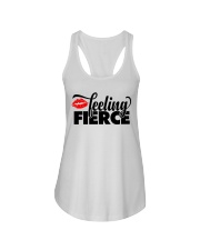 feeling fierce Ladies Flowy Tank tile