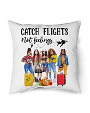 Catch Flights Not Feelings 2 Indoor Pillow tile