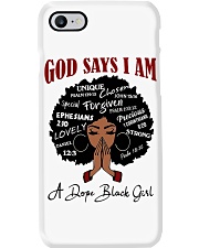 God says Phone Case tile