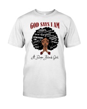 God says Classic T-Shirt front