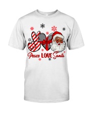 Peace Love Santa Classic T-Shirt front