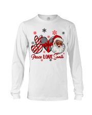 Peace Love Santa Long Sleeve Tee tile