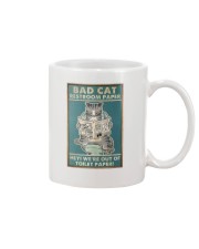 Bad cat restroom paper Mug tile
